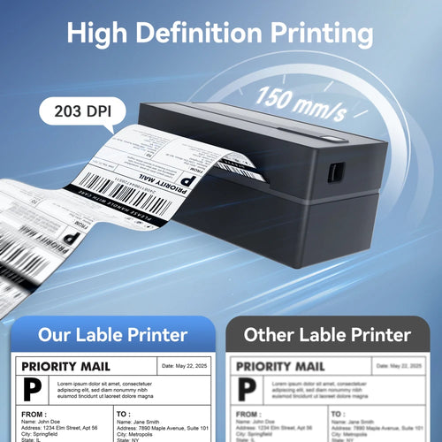 Portable Thermal Label Printer