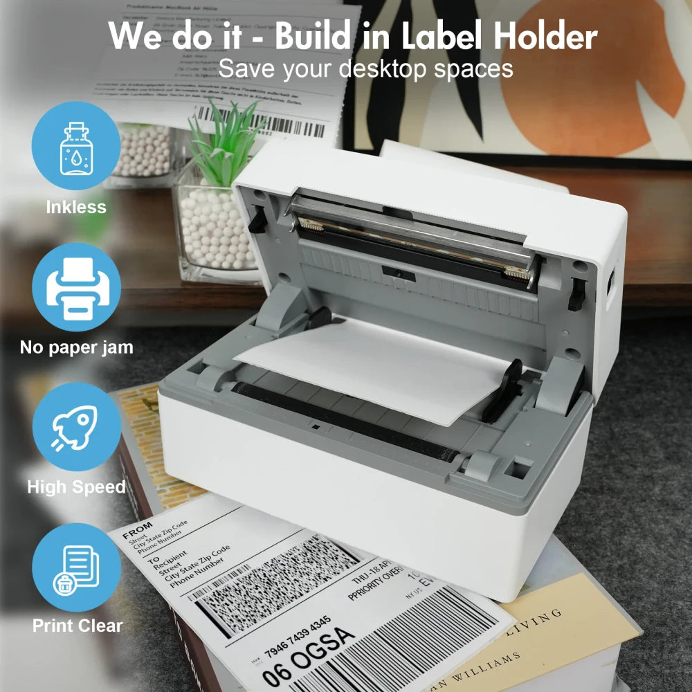 Portable Thermal Label Printer