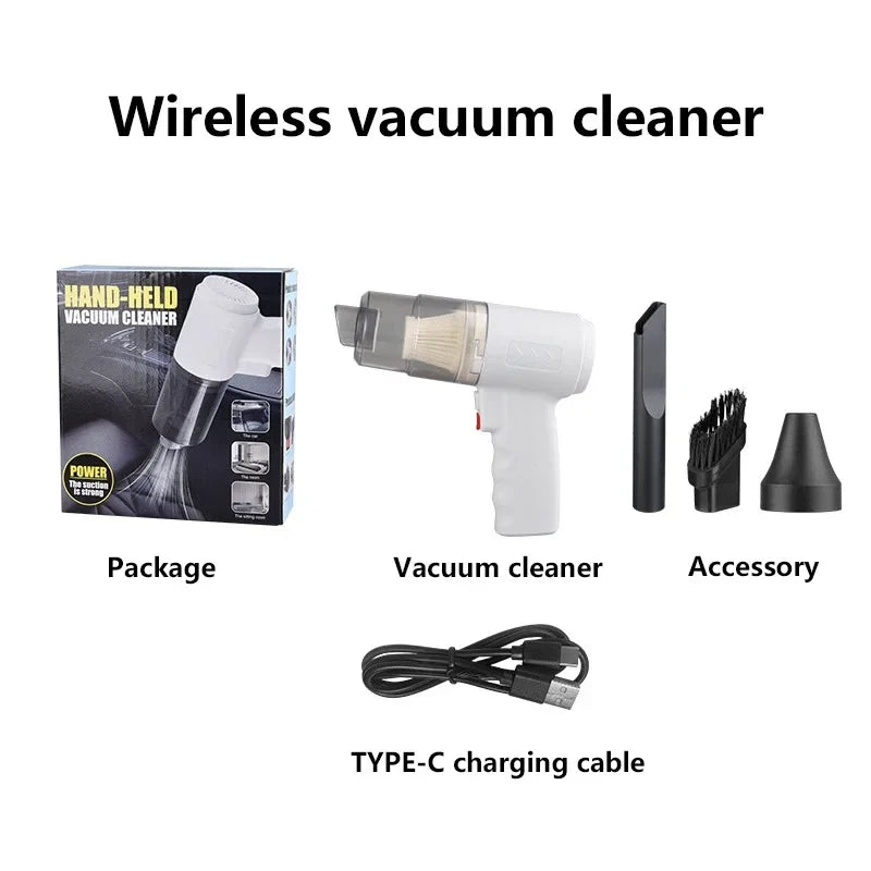 Portable Cordless Car Vacuum Cleaner