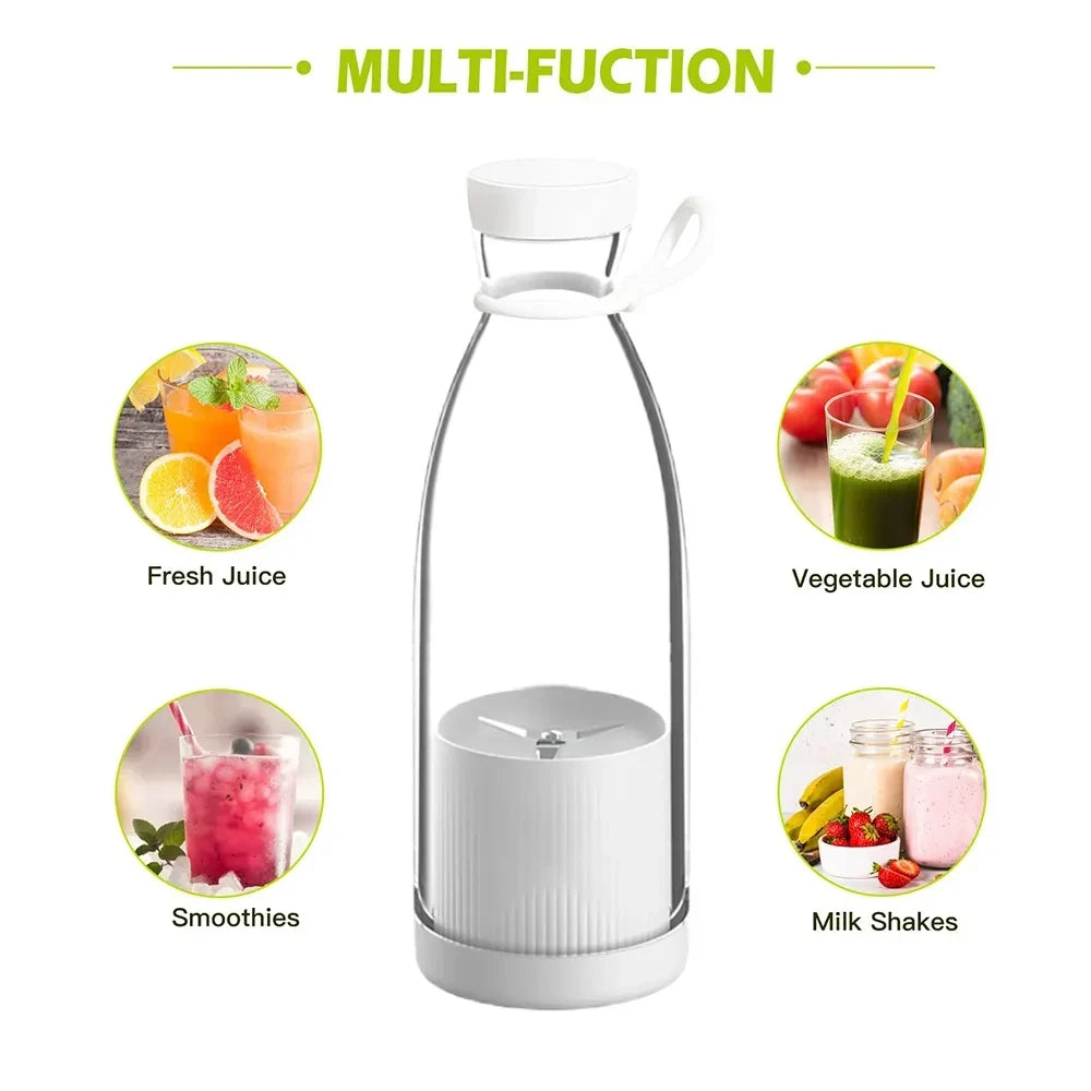 Portable USB Rechargeable Fruit Blender